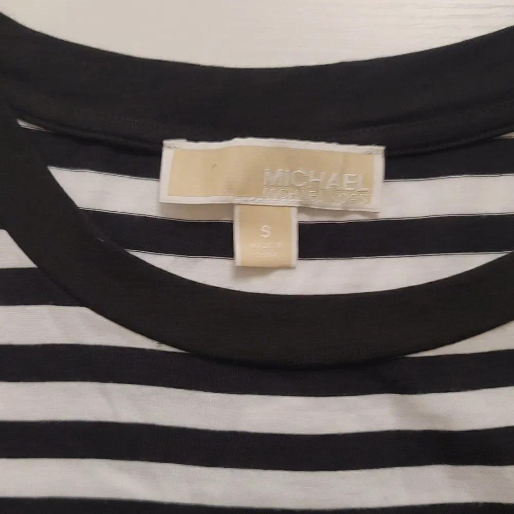 Michael Kors T-Shirt Stirped Dress